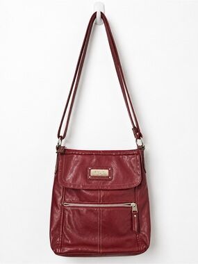 Relic Burgundy Crossbody Bag